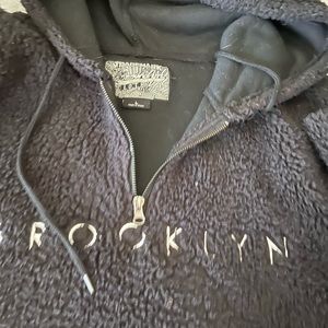 Brooklyn black hoodie size large